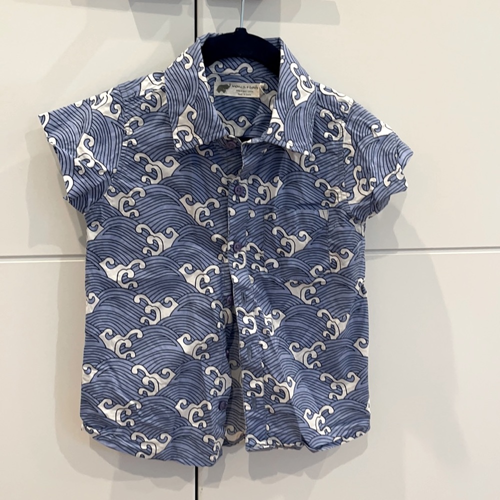 Monica & Andy Toddler Boy Oxford Shirt - 4T